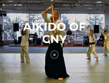 Tablet Screenshot of aikidoofcny.com